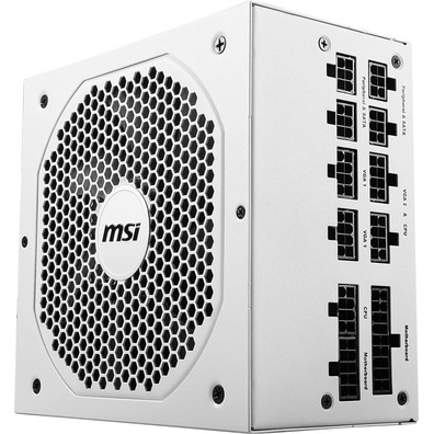 Fuente de Alimentación ATX 750W MSI MPG A750GF Bianco