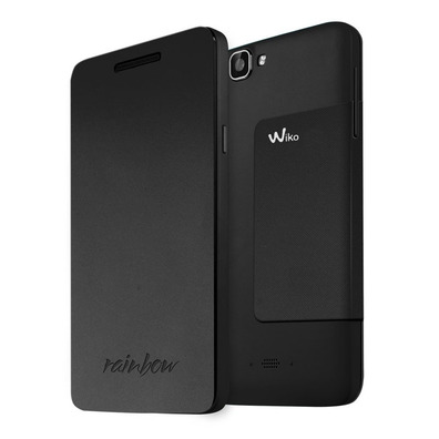 Flip Cover Wiko Rainbow Rosso