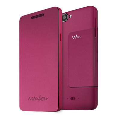 Flip Cover Wiko Rainbow Bianco