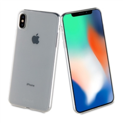 Coperchio in Cristallo Morbido iPhone XS Max Trasparente Muvit