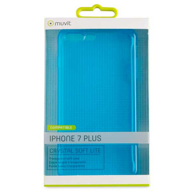 Crystal Soft Lite Case Blue Ultrathin iPhone 7 Plus Muvit