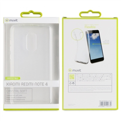 Crystal Soft Transparent Case Xiaomi Redmi Note 4 muvit
