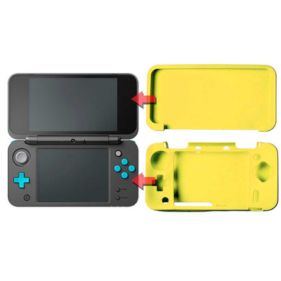 Custodia Silicoa para Nintendo 2DS XL Giallo