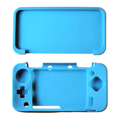 Custodia Silicoa para Nintendo 2DS XL Light Blue