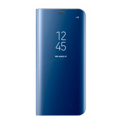 Custodia a Specchio Tipo Libro - Samsung Galaxy S9 Plus Azurro