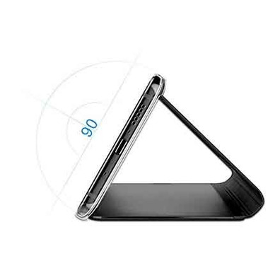 Custodia a Specchio Tipo Libro - Samsung Galaxy S9 Plus Nero