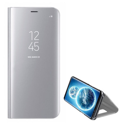 Custodia a Specchio Tipo Libro - Samsung Galaxy S9 Plus Argento