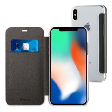 Folio iPhone XS Max Nero muvit