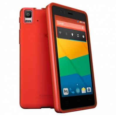 bq Aquaris E4.5 Gummie Cover Nero