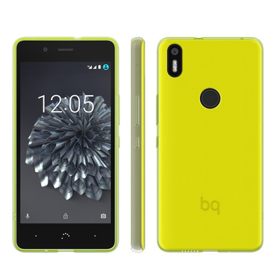 Gummy Cover BQ Aquaris X5 Plus Green Lime