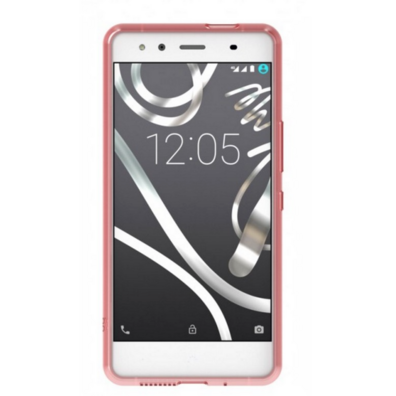 Red Gummy BQ Aquaris X5 Case