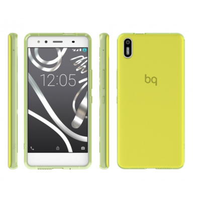Case Gummy Verde BQ Aquaris X5