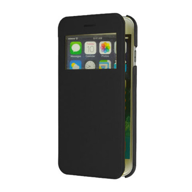 Cover for iPhone 6 with lid and window 4.7 " Giallo