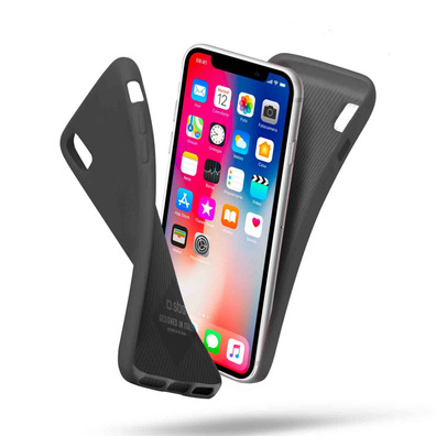 Cover Polo per iPhone X Nero