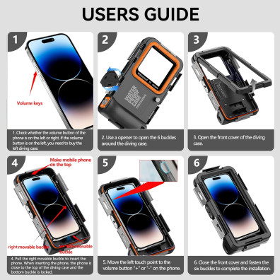 Base sommergibile universale per smartphone IP68