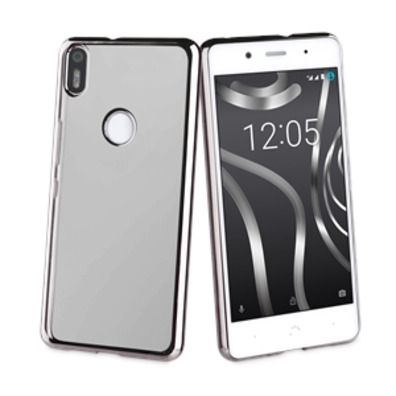 Caso TPU Bling Marco Negro Aquaris X5 Plus