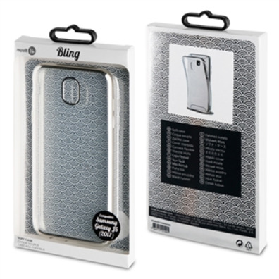 Case tpu frame nero bling per Samsung Galaxy j5 2017 vita movit