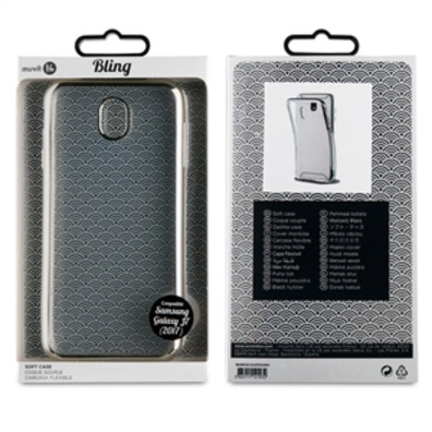 Case tpu frame black bling per Samsung galaxy j7 2017 vita movit