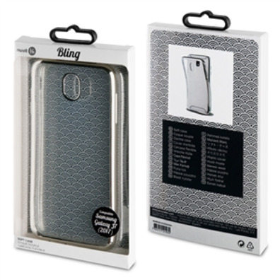 Case tpu frame black bling per Samsung galaxy j7 2017 vita movit