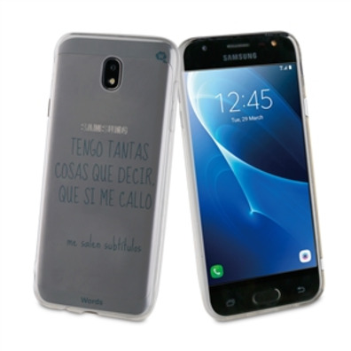 TPU trasparente Sottotitoli per Samsung Galaxy J5 2017 parole