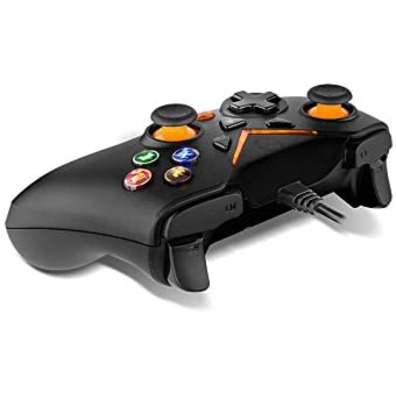 Gamepad Krom Key PC/PS3 Negro / Naranja