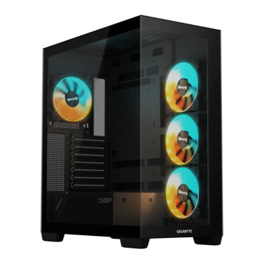 C500 Stealth panoramico ATX Nero