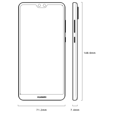 Huawei P20 Lite 5.8 "4gb / 64gb blu