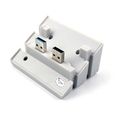 2 to 5 port (2.0 3.0) USB HUB Adapter PS4 Pro (Dobe) Bianco