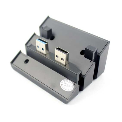2 to 5 port (2.0 3.0) USB HUB Adapter PS4 Pro (Dobe) Nero