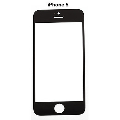iPhone 5/5S/5C/SE Front Glass Black