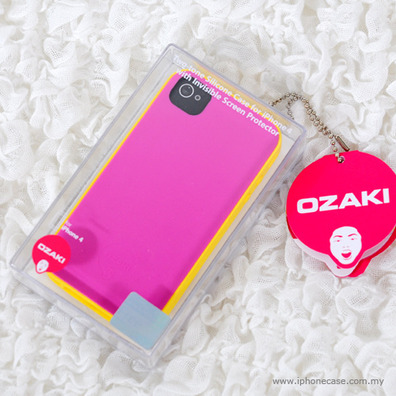 Case Ozaki iCoat Yellow/Pink iPhone 4/4S