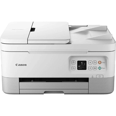 Impresora Multifunción Fotográfica Canon Pixma TS7451A Wifi / Dúplex Blanca