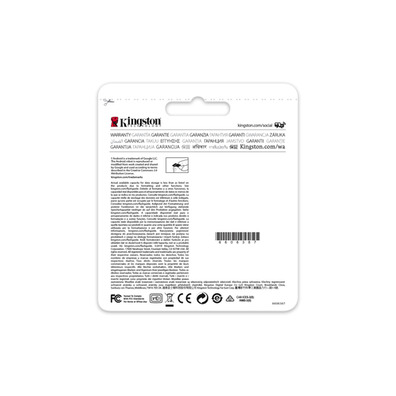 Kingston 128gb microsdxc tela seleziona 80r cl10 uhs-i singolo