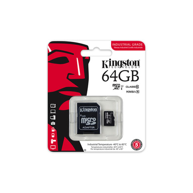 Kingston MicroSDXC 64gb uhs-i Class 10 + SD Adapter