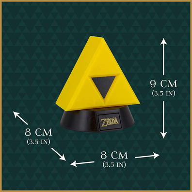 Lámpara La Leggenda di Zelda TriForce 3D Mini