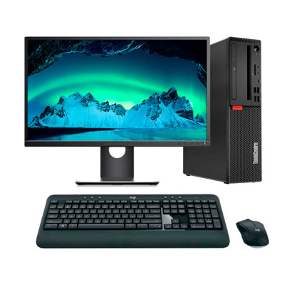 Lenovo ThinkCentre M720S SFF i7 16GB RAM 500GB NVMe 24" Repacked