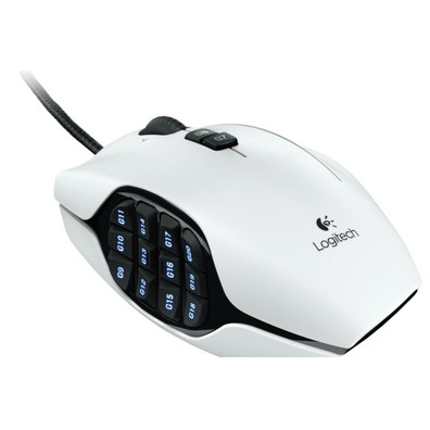 Logitech G600 MMO Gaming Mouse Bianco