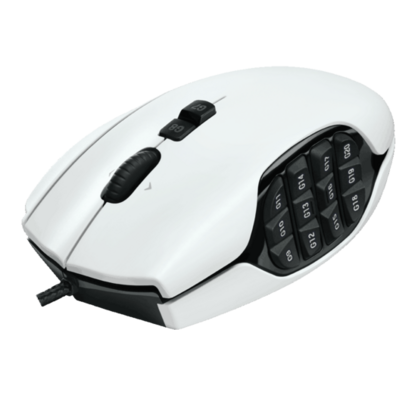 Logitech G600 MMO Gaming Mouse Bianco