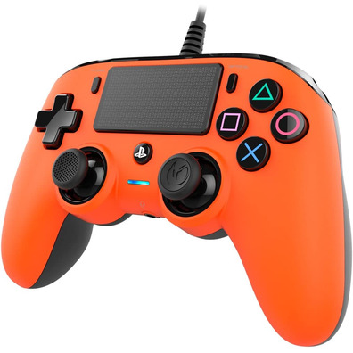 Mando Nacon Compact Wired Orange Oficial PS4