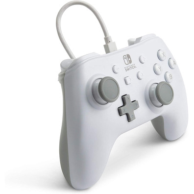 Mando Power A Wired Controller White Nintendo Switch