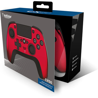 Mando Voltedge Wireless Controller CX50 Chrome Red PS4