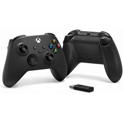 Mando Xbox Series Black + Adaptador Wireless PC