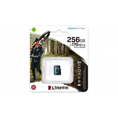 Memoria MicroSD Kingston 256 GB MicroSD Clasi 10 UHS-I