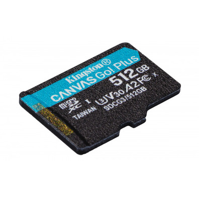Memoria MicroSD Kingston 512 GB MicroSD Clasi 10 UHS-I