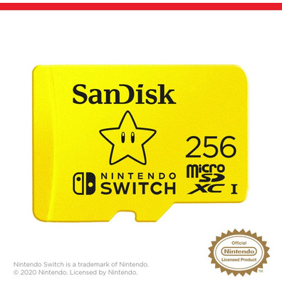 Memoria MicroSDXC 256GB Sandisco Switch