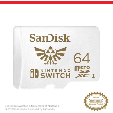 Memoria MicroSDXC 64GB Sandisco Switch