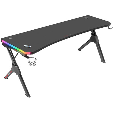 Mesa Gaming Mars Gaming RGB XL Nero 160x60 cm