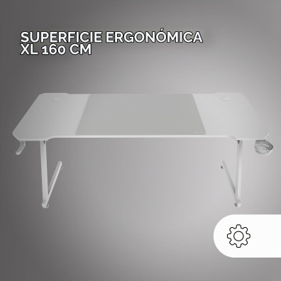 Mesa Mars Gaming Mgdx160w Bianco