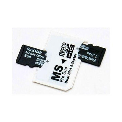 MicroSD to MS Pro Duo Dual Slot Adapter