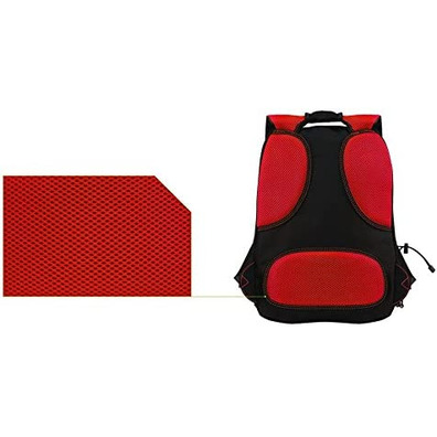 Mochila Portátil 17 '' Keep Out BK7GXL Negro / Rojo